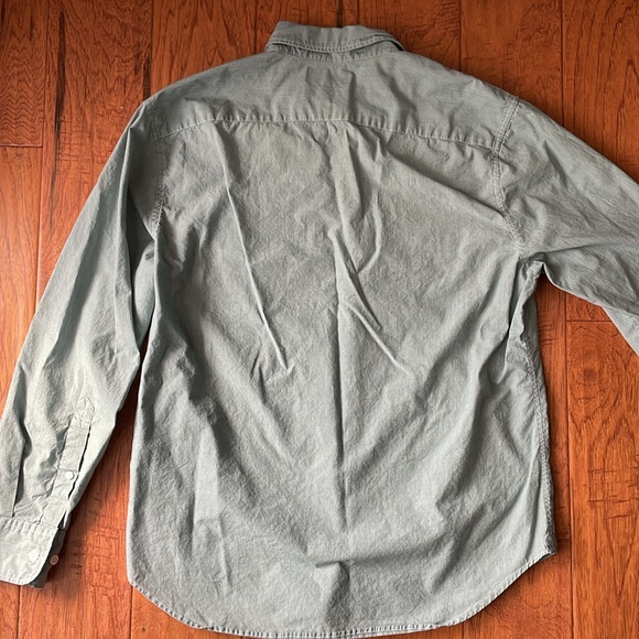 Bonobos Washed Button Down Green Medium Short - Picture 4 of 4